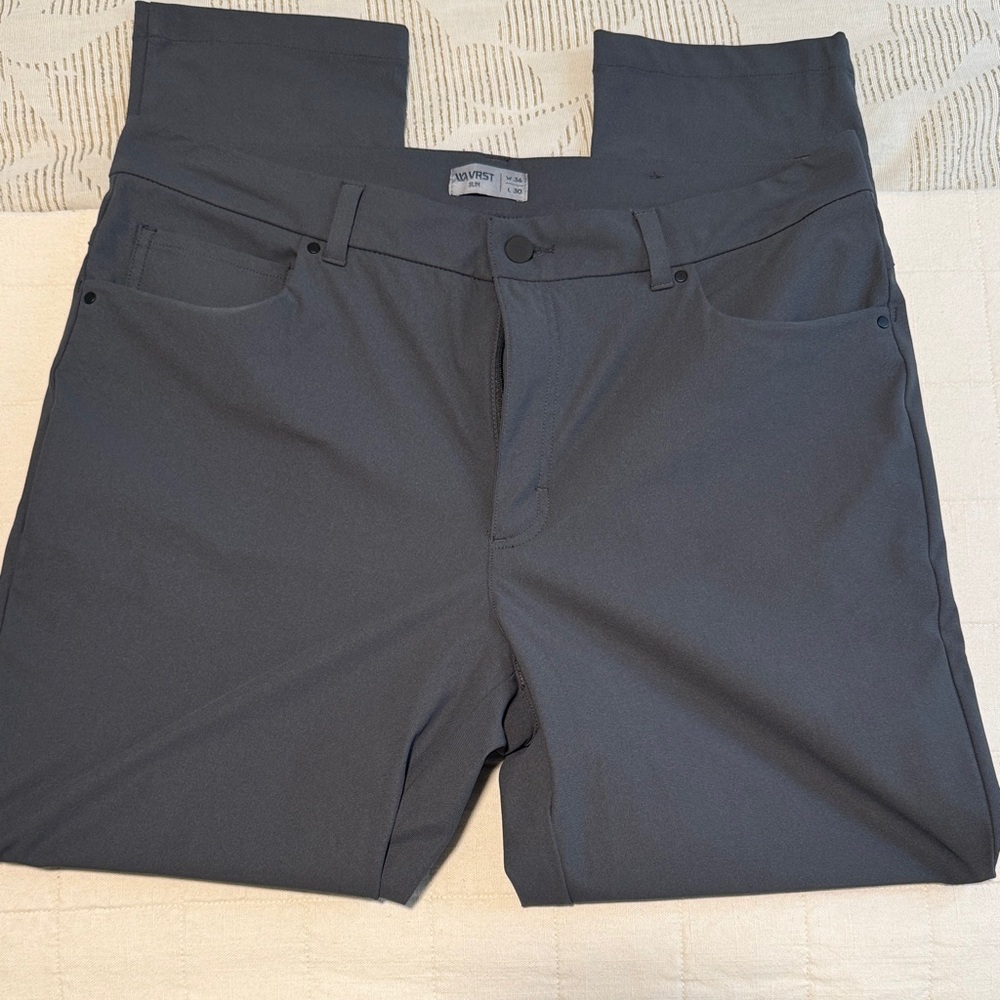 Men's Gray Chinos